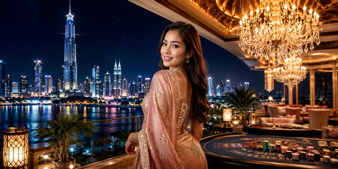 Meja roulette kasino langsung dengan dealer di gs1300 Malaysia